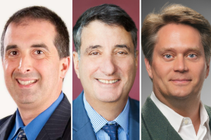 (Left to right) Dr. Robert Eyler, Michael Sacher, and Steve Rick — all keynote speakers coming to this year’s online/virtual Your Economy—Your Credit Union Conference on August 22nd.