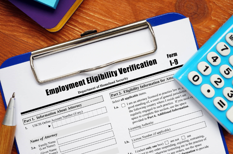 Employment eligibility verification image