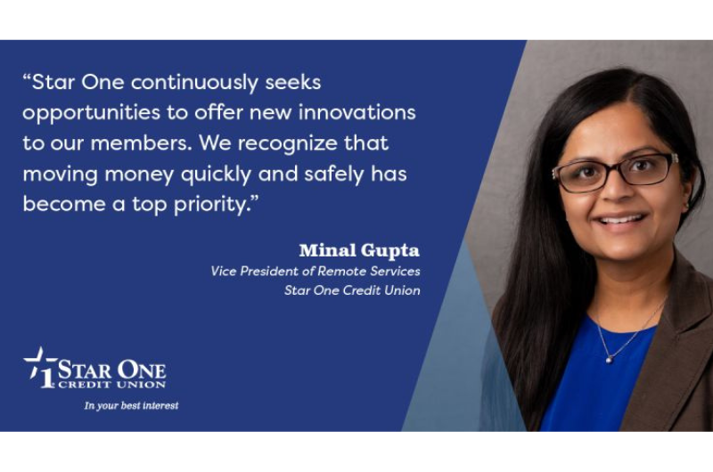 Minal Gupta, Vice President of Remote Services for Star One CU.